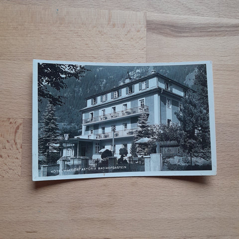AK Bad Hofgastein. Hotel Waldorf Astoria. (1954)
