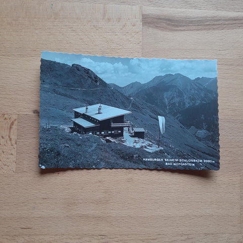AK Bad Hofgastein. Schlossalm Hamburger Skiheim.