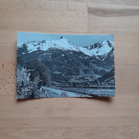 AK Blick von Bad Hofgastein gegen Badgastein.