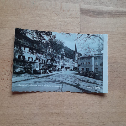 AK Bad Hofgastein. Straßenpartie.