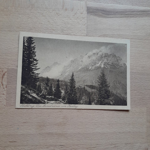 AK Hochkönig. Die Mandlwände vom Heidberg.