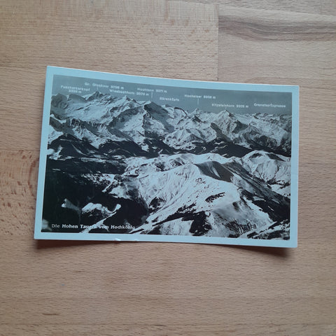 AK Die Hohen Tauern vom Hochkönig.