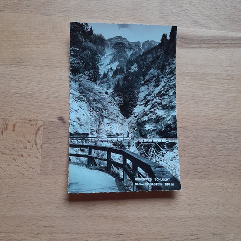 AK Höhenweg Schlucht. Bad Hofgastein.