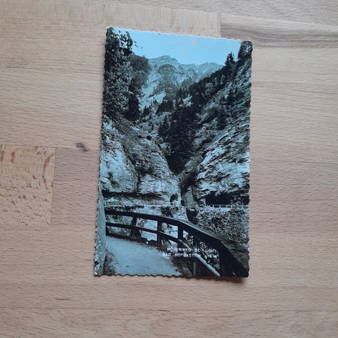 AK Bad Hofgastein. Höhenweg Schlucht.