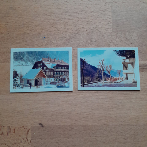 2 Kleine Fotos Bad gastein Grüner Baum (1964)