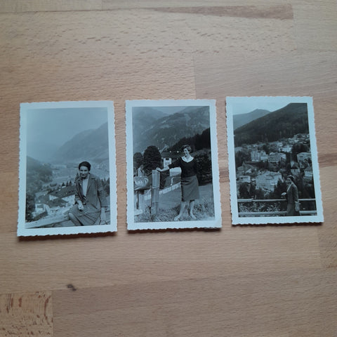 3 Kleine Fotos Bad Gastein. (1961)