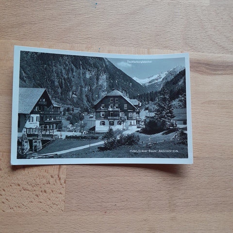 AK Bad Gastein. Hotel Grüner Baum.