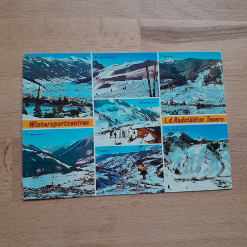 AK Wintersportzentren in den Radstädter Tauern.