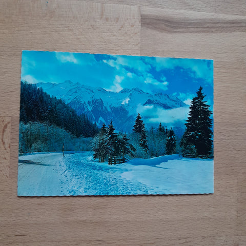 AK Winterzauber im Oberpinzgau. Motiv gegen das Seekar.