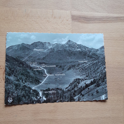 AK Radstädter Tauernpass mit Seekareck, Hohem Graz und Seekarspitze.