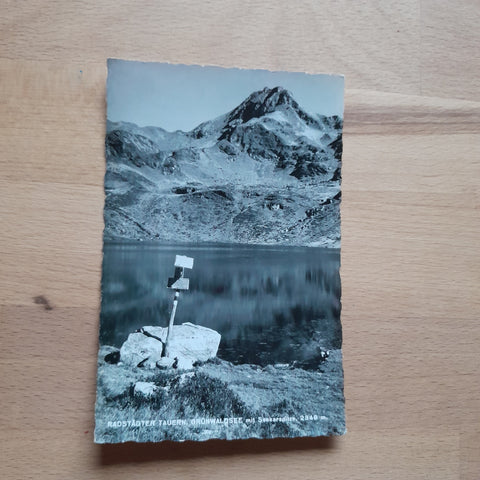 AK Radstädter Tauern. Grünwaldsee mit Seekarspitze.