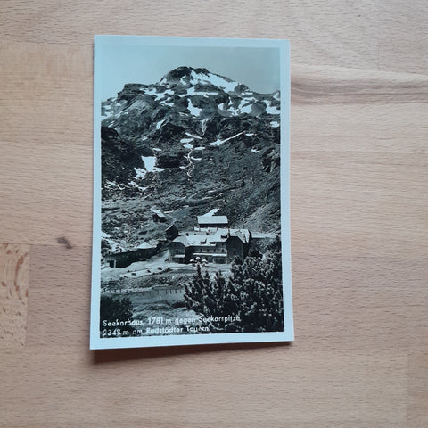 AK Radstädter Tauern. Seekarhaus gegen Seekarspitze.