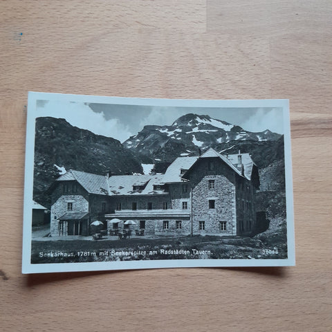 AK Seekarhaus mit Seekarspitze am Radstädter Tauern.