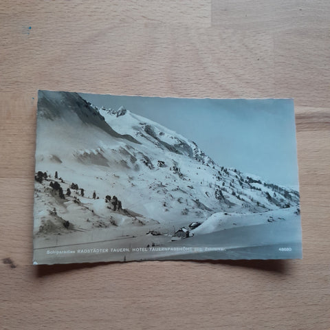 AK Schiparadies Radstädter Tauern Hotel Tauernpasshöhe.