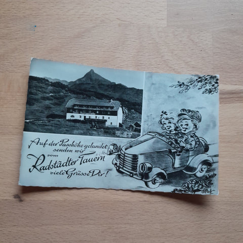 AK Auf der Passhöhe gelandet senden wir vom Radstädter Tauern viele Grüße dir.