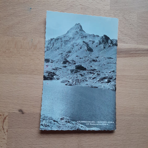 AK Krummschnabel - Badesee mit Seekarspitze.