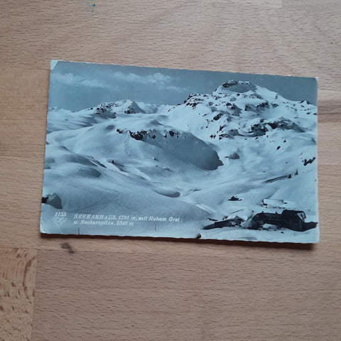 AK Seekarhaus mit Hohem Grat u. Seekarspitze.