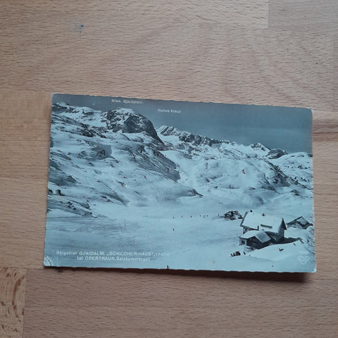 AK Skigebiet Gjaidalm Schilcher-Haus bei Obertraun.