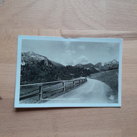 AK Radstädter Tauernstrasse m. Steinfeldspitze.