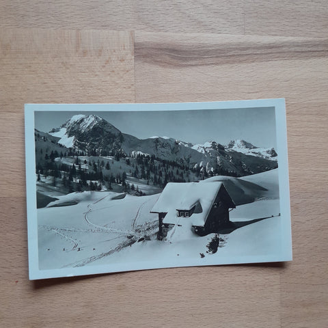 AK Südwienerhütte mit Grosswand und Faulkogel. (1929)