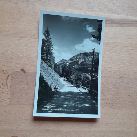 AK Radstädter Tauern. Römerstraße. (1929)