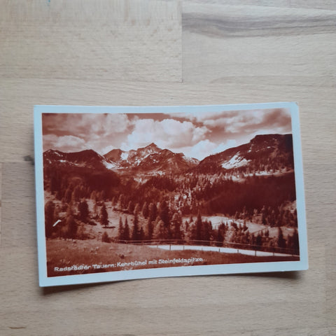 AK Radstädter Tauern Kehrbühel mit Steinfeldspitze. (1927)