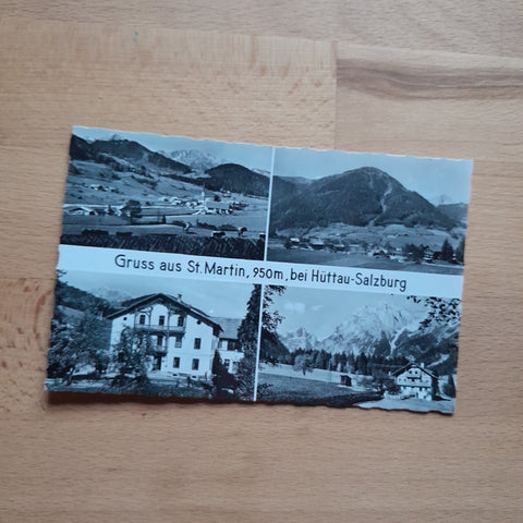 AK Gruss aus St. Martin bei Hüttau.