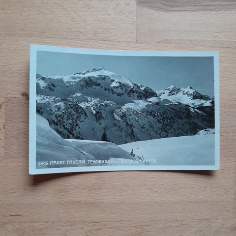 AK Radstädter Tauern. Zehnerkar und Teufelshörner. (1935)