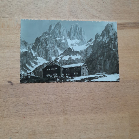 AK Hofpürgelhütte mit Bischofsmütze.