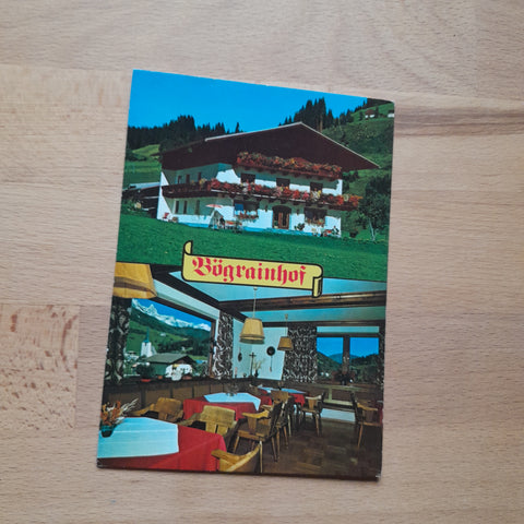 AK Filzmoos 36. Pension Bögrainhof. Bes. J. u. E. Salchegger.