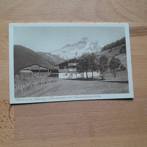 AK Filzmoos. Hammerlehen mit Bischofsmütze. (1925)