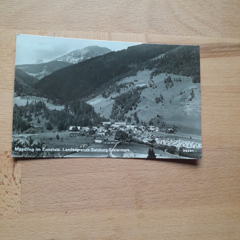 AK Mandling im Ennstale. Landesgrenze Salzburg-Steiermark.
