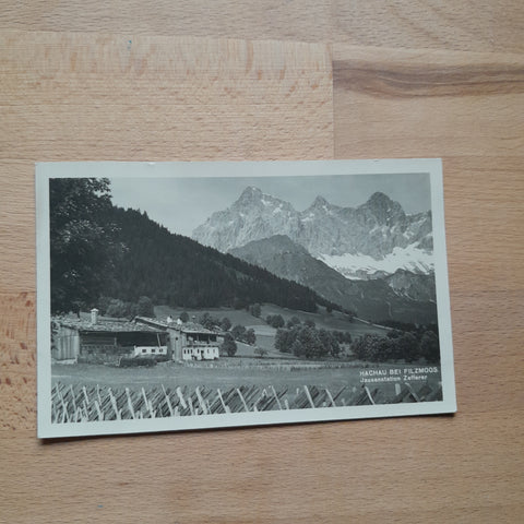 AK Hachau bei Filzmoos. Jausenstation Zefferer.