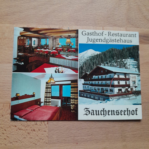 AK Altenmarkt Zauchensee. Gasthof Restaurant Jugendgästehaus.