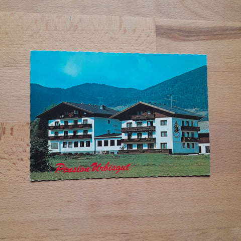 AK Altenmarkt im Pongau. Pension Urbisgut. Emma und Bartl Bittersam.