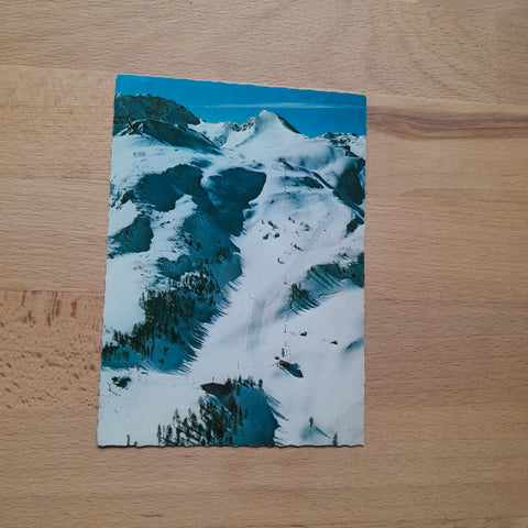 AK Zauchensee. Gamskogelbahnen I u. II gegen Gamskogel und Schwarzkopf.