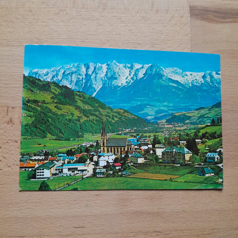 AK St. Johann im Pongau mit Tennengebirge.