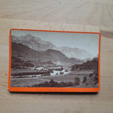Hartkartonfoto Thal von Werfen.