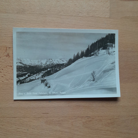 AK St. Johann im Pongau. Berg- und Skilift Hotel Bahnbaum.