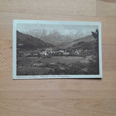 AK St. Johann im Pongau mit dem Tennengebirge.