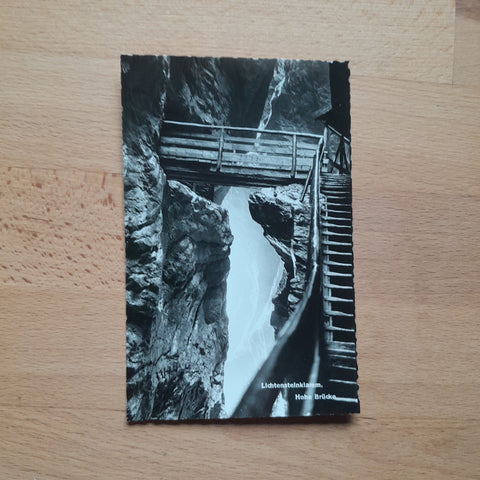AK Liechtensteinklamm, Hohe Brücke.