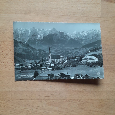 AK St. Johann im Pongau mit Tennengebirge.