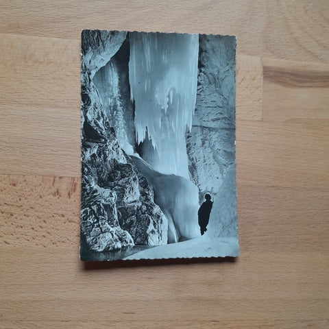 AK Eisriesenwelt. Hymirhalle Eisvorhang.