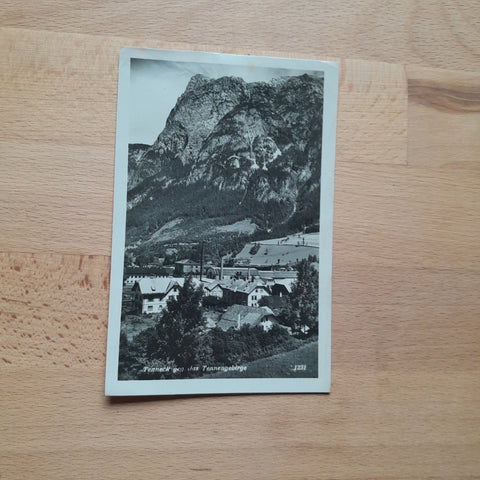 AK Tenneck gegen das Tennengebirge. (1929)