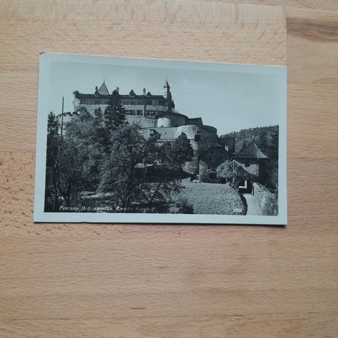 AK Festung Hohenwerfen Zweiter Burghof.(1930)