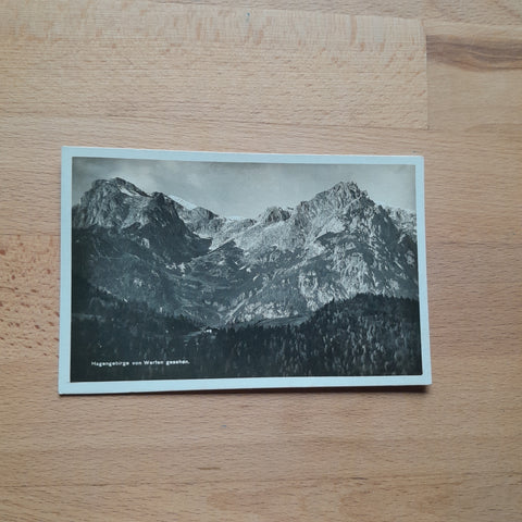 AK Hagengebirge von Werfen gesehen.