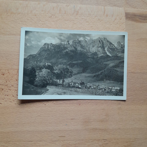 AK Werfen gegen das Tennengebirge. (1928)
