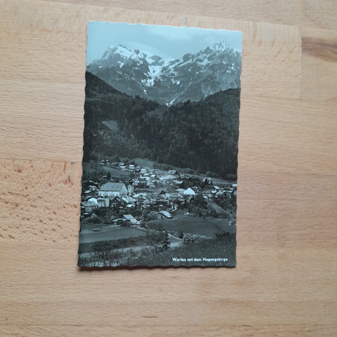 AK Werfen mit dem Hagengebirge.