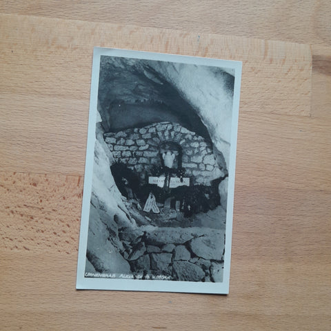 AK Eisriesenwelthöhle bei Werfen Urnengrab Alexander's v. Mörk.