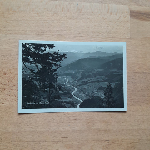AK Ausblick ins Salzachtal.